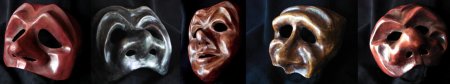 masques Comédia dell Arte